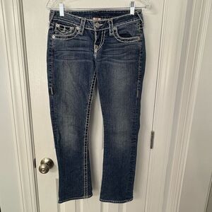 True Religion Women’s Jeans Size 26 Dark Wash Straight Leg Made in USA